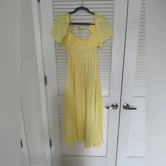 Hello Molly Yellow Maxi Dress - Picture 5 of 9